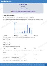 Đề thi học kì 2 Toán 7 - Đề số 1 - Cánh diều